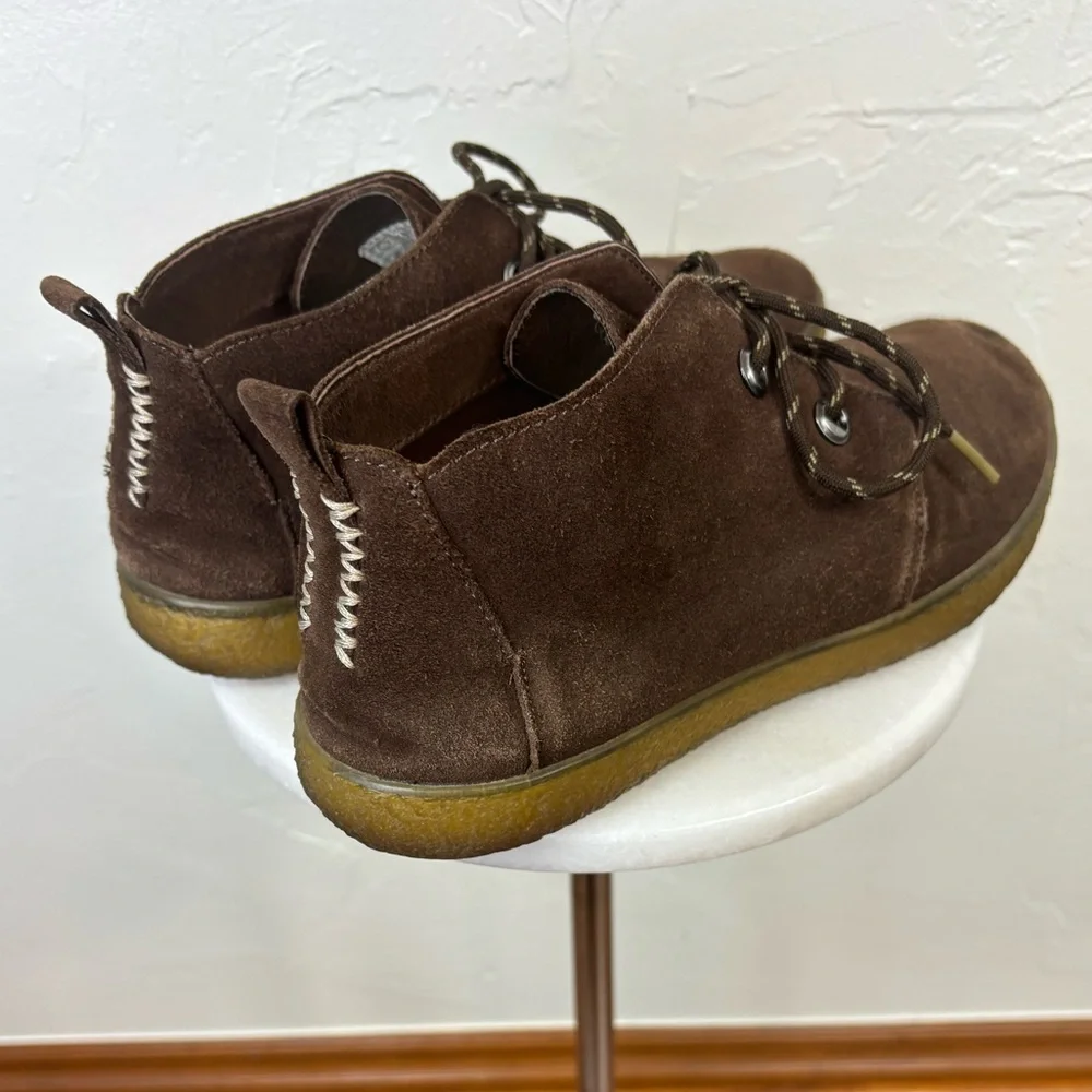BLUPRINT‎ Men's Indio Desert Suede Chukka Boot Shoe Brown Leather Lace Up Sz 10
